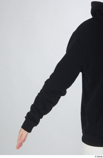 Chadwick arm black hoodie casual dressed sleeve upper body 0001.jpg